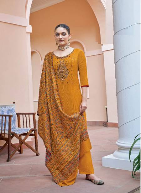 Alok Nakashi Festive Wear Wholesale Pashmina Dress Material
